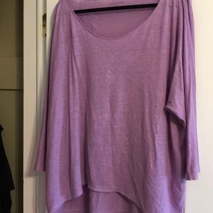Beautiful Eileen Fisher 3/4 Sleeve Boxy Top